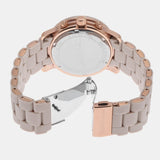 Michael Kors Runway Chronograph Grey Dial Grey Silicone Strap Watch For Women - MK7386 Authentic Buy Shop Now