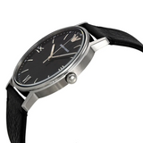 Emporio Armani Kappa Analog Quartz Black Dial Black Leather Strap Watch For Men - AR11013 Authentic Buy Shop Now