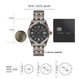 Versace Greca Time Quartz Black Dial Grey Steel Strap Watch for Men - VE3K00622 Authentic Buy Shop Now