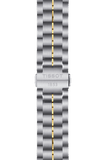 Tissot Luxury Powermatic 80 Gold Dial Silver Steel Strap Watch For Men - T086.407.22.261.00 Authentic Buy Shop Now