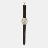 Michael Kors Jaycie Three Hand Gold Dial Brown Leather Strap Watch for Women - MK2862 Authentic Buy Shop Now