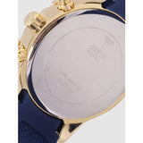 Guess Catalina Blue Gold Tone Blue Silicone Strap Watch For Women - W0562L2 Authentic Buy Shop Now