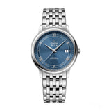 Omega De Ville Prestige Co-Axial Blue Dial Silver Steel Strap Watch for Men - 424.10.40.20.03.002 Authentic Buy Shop Now