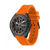 Hugo Boss Volane Black Dial Orange Silicone Strap Watch for Men - 1513957 Authentic Buy Shop Now
