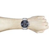 Hugo Boss Integrity Blue Dial Silver Steel Strap Watch for Men - 1513779 Authentic Buy Shop Now