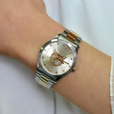 Gucci G Timeless Silver Dial Two Tone Steel Strap Watch For Women - YA1264074 Authentic Buy Shop Now