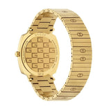 Gucci Grip Quartz Yellow Gold Dial Gold Steel Strap Unisex Watch - YA157409 Authentic Buy Shop Now