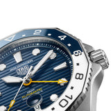 Tag Heuer Aquaracer Professional 300 GMT Automatic Blue Dial Blue Rubber Strap Watch for Men - WBP2010.FT6198 Authentic Buy Shop Now