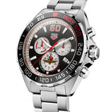 Tag Heuer Formula 1 Indy 500 Special Edition Black Dial Silver Steel Strap Watch for Men - CAZ101V.BA0842 Authentic Buy Shop Now
