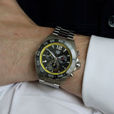 Tag Heuer Formula 1 Chronograph Black Dial Silver Steel Strap Watch for Men- CAZ101AC.BA0842 Authentic Buy Shop Now