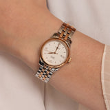 Tissot T Classic Le Locle Automatic Silver Dial Two Tone Steel Strap Watch For Women - T006.207.22.038.00 Authentic Buy Shop Now