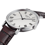 Tissot T Classic Everytime White Dial Brown Leather Strap Watch For Men - T109.410.16.033.00 Authentic Buy Shop Now