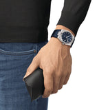 Tissot PRX Powermatic 80 Blue Dial Blue Leather Strap Watch for Men - T137.407.16.041.00 Authentic Buy Shop Now