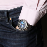 Tissot Seastar 1000 Chronograph Blue Dial Silver Mesh Bracelet Watch For Men - T120.417.11.041.02 Authentic Buy Shop Now