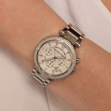 Michael Kors Parker Silver Dial Silver Steel Strap Watch for Women - MK5353 Authentic Buy Shop Now