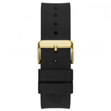 Guess Zeus Chronograph Diamonds Black Dial Black Silicone Strap Watch For Men - GW0208G2 Authentic Buy Shop Now