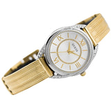 Guess Whisper Silver Dial Gold Mesh Bracelet Watch for Women - W1084L2 Authentic Buy Shop Now