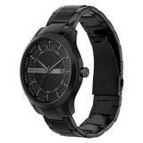 Armani Exchange Hampton Chronograph Black Dial Black Steel Strap Watch For Men - AX2104 Authentic Buy Shop Now