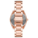 Michael Kors Janelle Quartz Crystals Rose Gold Dial Rose Gold Steel Strap Watch For Women - MK7312 Authentic Buy Shop Now