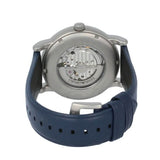 Emporio Armani Luigi Chronograph Blue Dial Black Leather Strap Watch For Men - AR60011 Authentic Buy Shop Now