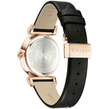 Versace V-Motif Vintage Logo Black Dial Black Leather Strap Watch for Women - VERE00818 Authentic Buy Shop Now