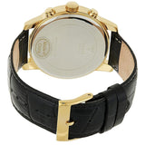 Guess Horizon Chronograph Quartz Black Dial Black Leather Strap Watch For Men - W0380G7 Authentic Buy Shop Now
