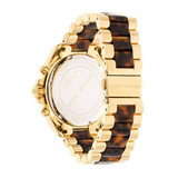 Michael Kors Bradshaw Chronograph Brown Dial Two Tone Steel Strap Watch For Women - MK5696 Authentic Buy Shop Now