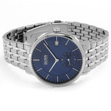 Hugo Boss Corporal Blue Dial Silver Steel Strap Watch for Men - 1513642 Authentic Buy Shop Now