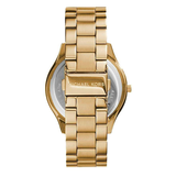 Michael Kors Channing Quartz Gold Dial Gold Steel Strap Watch For Women - MK6623 Authentic Buy Shop Now