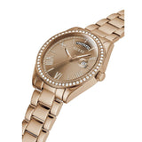 Guess Luna Diamonds Rose Gold Dial Rose Gold Steel Strap Watch for Women - GW0307L3 Authentic Buy Shop Now