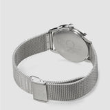 Calvin Klein Minimal Silver Dial Silver Mesh Bracelet Watch for Women - K3M2212Z Authentic Buy Shop Now