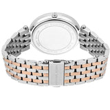 Michael Kors Darci Purple Dial Two Tone Steel Strap Watch for Women - MK3353 Authentic Buy Shop Now