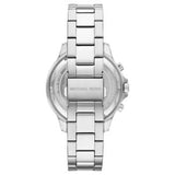 Michael Kors Grayson Chronograph Blue Dial Silver Steel Strap Watch For Men - MK9107 Authentic Buy Shop Now