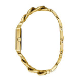 Guess Vanity Diamonds Silver Dial Gold Steel Strap Watch for Women - W1030L2 Authentic Buy Shop Now