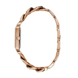Guess Vanity Diamonds Silver Dial Gold Steel Strap Watch for Women - W1030L4 Authentic Buy Shop Now