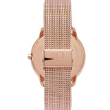 Calvin Klein Minimal White Dial Rose Gold Mesh Bracelet Watch for Men - K3M21626 Authentic Buy Shop Now