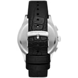 Emporio Armani Paolo Chronograph Black Dial Black Leather Strap Watch For Men - AR11530 Authentic Buy Shop Now