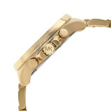 Michael Kors Brecken Chronograph Gold Dial Gold Steel Strap Watch For Men - MK8934 Authentic Buy Shop Now