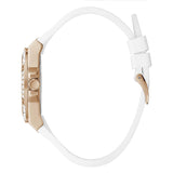 Guess Venus Diamonds White Dial White Rubber Strap Watch for Women - GW0118L4 Authentic Buy Shop Now