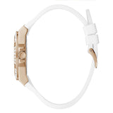 Guess Overdrive Analog White Dial White Rubber Strap Watch for Women - W10614L2 Authentic Buy Shop Now