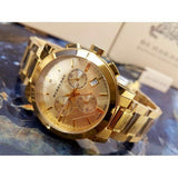 Burberry The City Gold Dial Gold Steel Strap Watch for Women - BU9753 Authentic Buy Shop Now