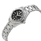 Tag Heuer Aquaracer Quartz Black Dial Silver Steel Strap Watch for Women - WBD1410.BA0741 Authentic Buy Shop Now