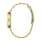 Guess Rumour Quartz Gold Dial Gold Steel Strap Watch For Women - GW0613L2 Authentic Buy Shop Now