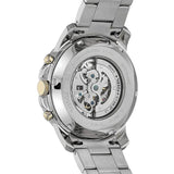 Fossil Townsman Automatic Skeleton Silver Dial Silver Steel Strap Watch for Men - ME3044 Authentic Buy Shop Now