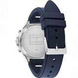 Tommy Hilfiger Eve Chronograph Quartz Blue Dial Blue Rubber Strap Watch For Women - 1782281 Authentic Buy Shop Now