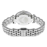 Emporio Armani Gianni T Bar Mother of Pearl Dial Silver Steel Strap Watch For Women - AR1688 Authentic Buy Shop Now