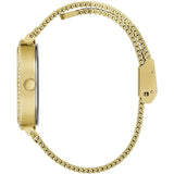 Guess Tapestry Diamonds Gold Dial Gold Mesh Bracelet Watch for Women - GW0354L2 Authentic Buy Shop Now