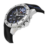 Tommy Hilfiger Sport Multifunction Black Dial Black Rubber Strap Watch for Men - 1791143 Authentic Buy Shop Now