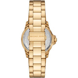 Michael Kors Everest Three-Hand Black Dial Gold Steel Strap Watch For Men - MK9078 Authentic Buy Shop Now