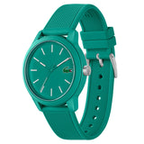Lacoste 12.12 Cyan Green Dial Cyan Green Silicon Strap Watch for Men - 2011192 Authentic Buy Shop Now
